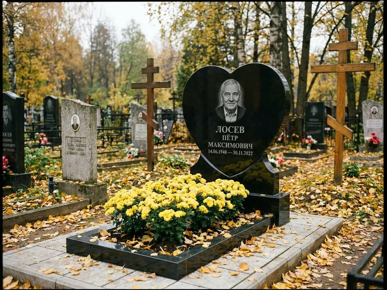 Керамический портрет пожилой женщины в Тольятти