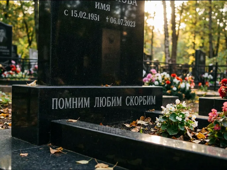 Эпитафия — гравировка с выездом на кладбище в Тольятти