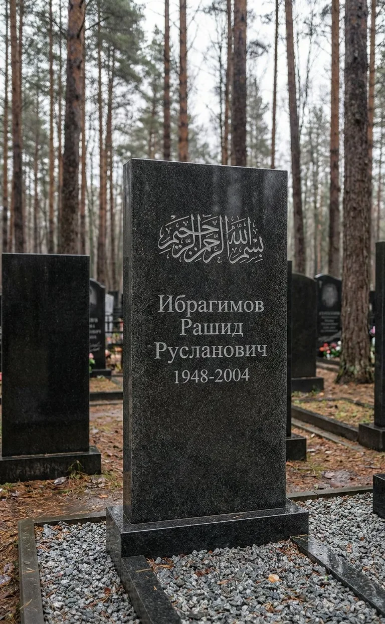 Аллея на Татарском кладбище в Якутске