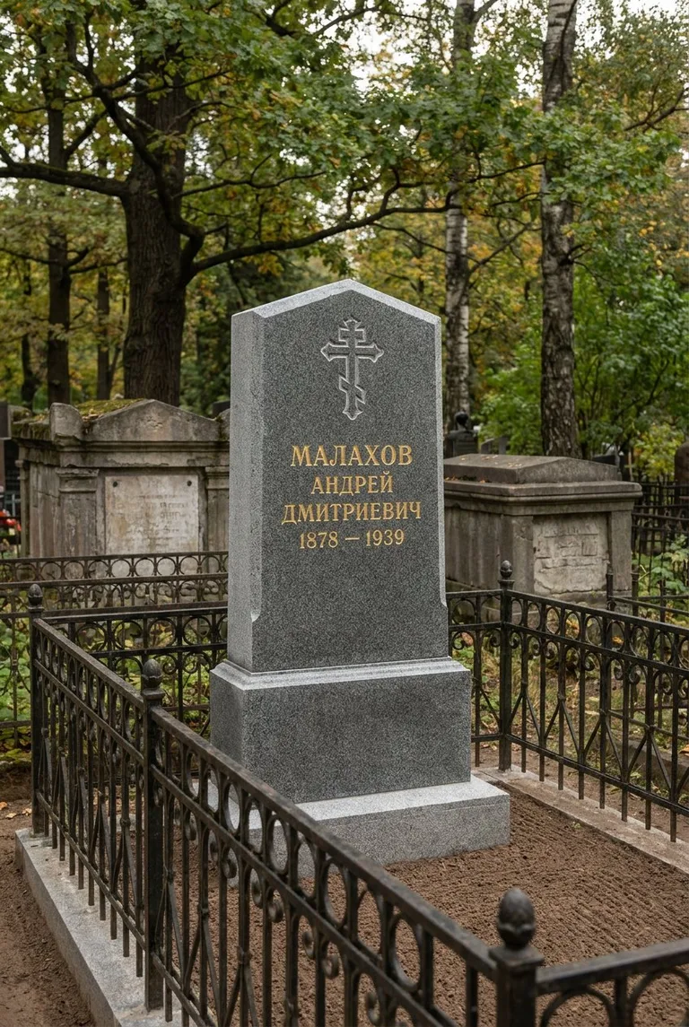 Аллея на Введенском (Немецком) кладбище в Москве
