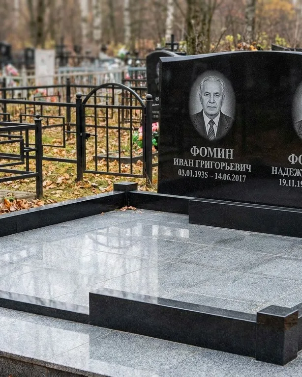 Премиум-комплекс под ключ с вазами и скамьёй в Тольятти