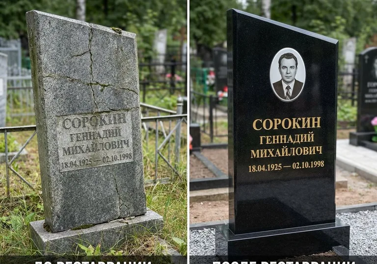 Полная реставрация старого памятника: до и после в Тольятти