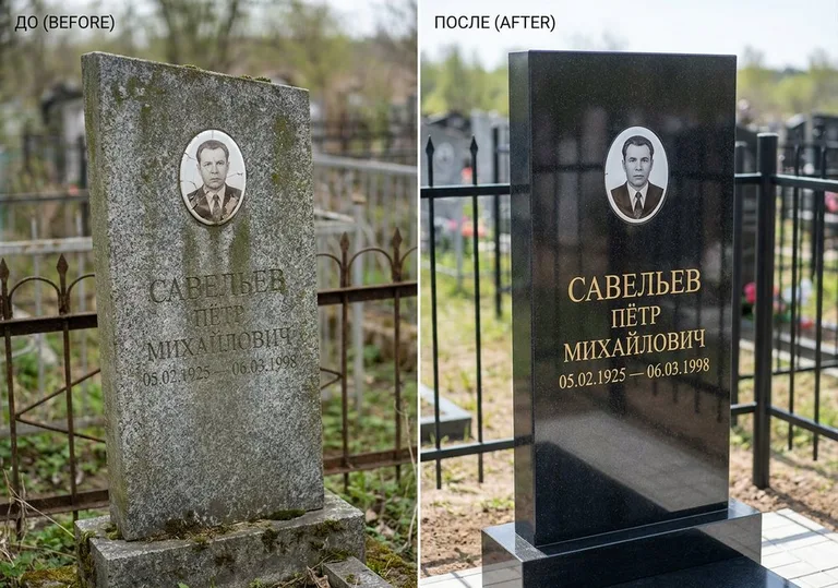Комплексная реставрация старого памятника: до и после в Тольятти