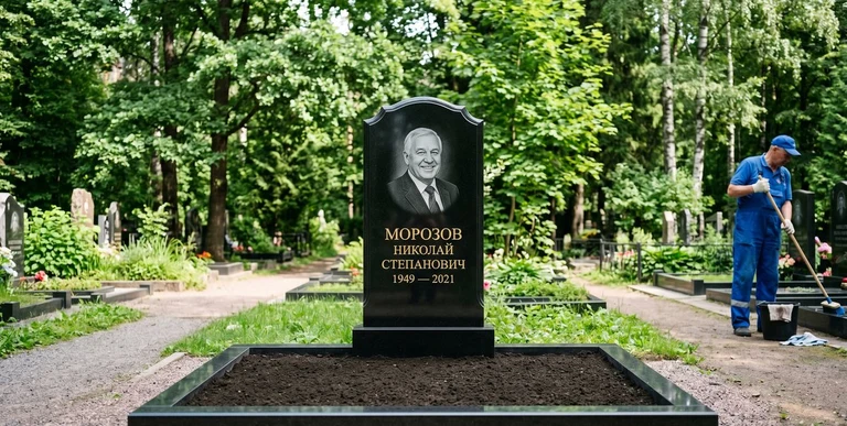 Уборка могил на кладбище в Тольятти — наведение порядка, мойка памятника, благоустройство участка