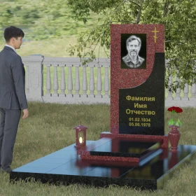 Православный гранитный памятник - П024