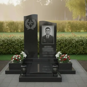 Светский вертикальный гранитный мемориальный комплекс - ПН305