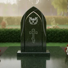 Вертикальный гранитный памятник на могилу - ПН325