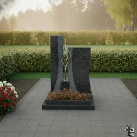 Вертикальный памятник для одного человека - ПН572