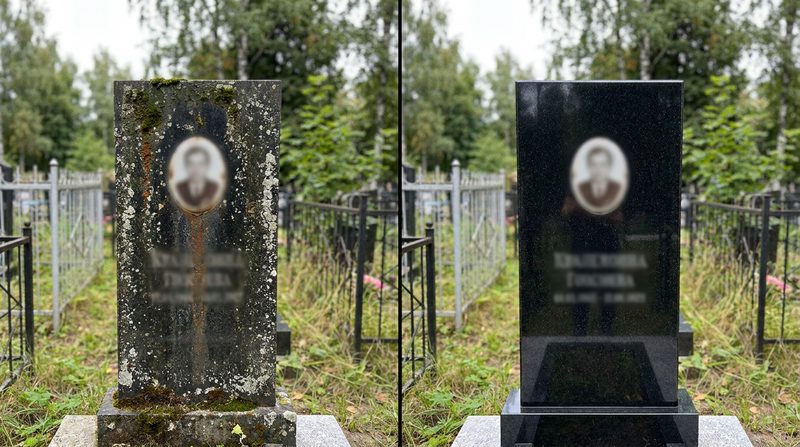 Реставрация памятника в Тольятти — пример 1