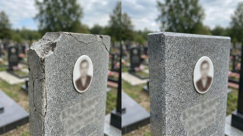 Реставрация памятника в Тольятти — пример 3