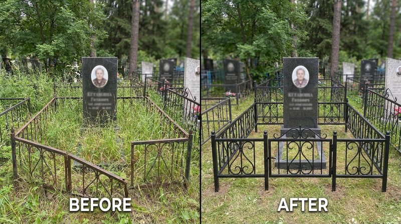 Установка ограды в Тольятти — пример 2