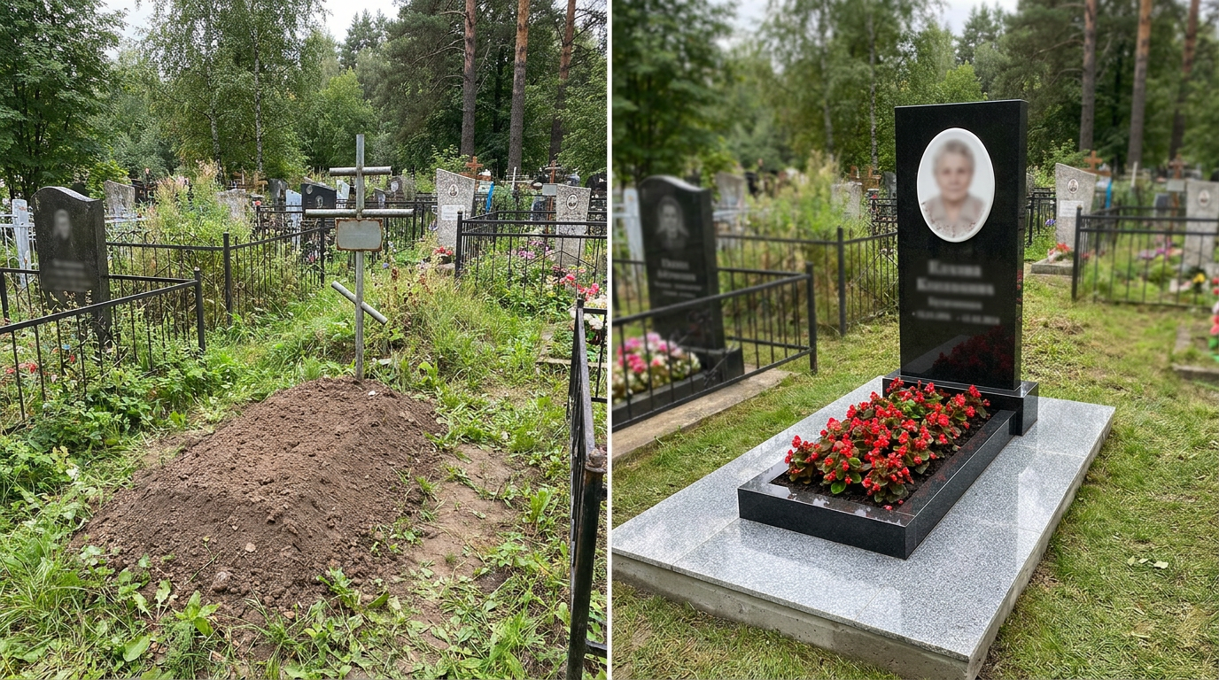 Установка памятника в Тольятти — пример 2