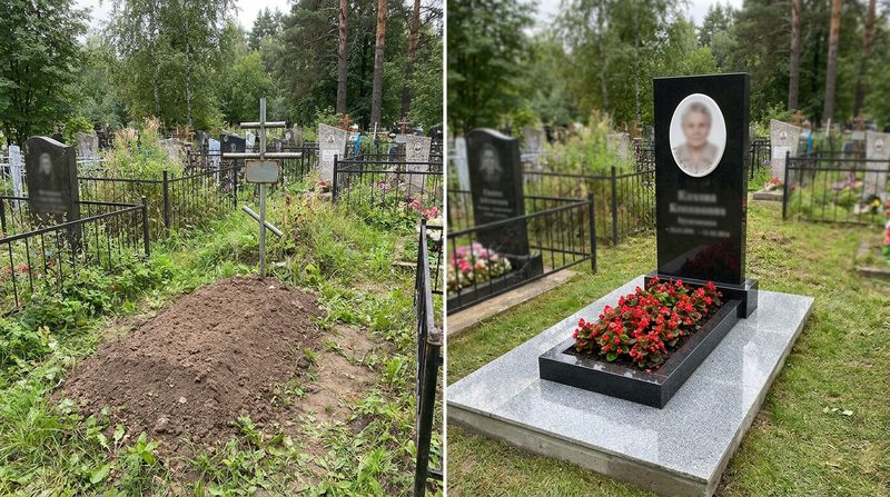 Установка памятника в Тольятти — пример 2
